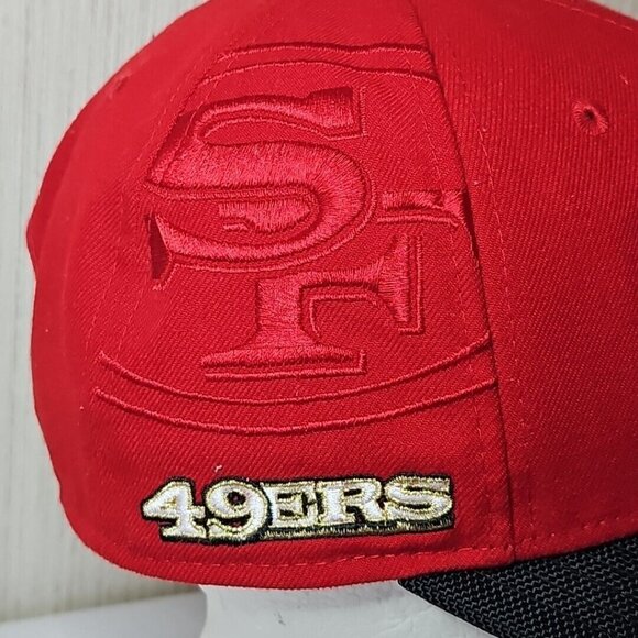 San Francisco 49ers Hat New Era Cap Snapback Holographic Bill 9Fifty Original Ft - Picture 3 of 12